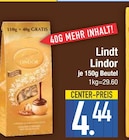 Lindor im EDEKA Prospekt Lindor von Lindt im aktuellen EDEKA Prospekt für 4,44 €