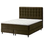 Boxspringbett Vågstranda fest/mittelfest/Tustna Djuparp dunkel olivgrün Angebote von KONGSFJORD bei IKEA Wolfsburg für 1.556,00 €