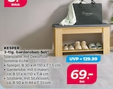 3-tlg. Garderoben-Set von KESPER für 69,00 € bei Netto mit dem Scottie im Angebot 3-tlg. Garderoben-Set von KESPER im aktuellen Netto mit dem Scottie Prospekt