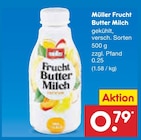 Frucht Butter Milch im Angebot bei Netto Marken-Discount in Zwickau Frucht Butter Milch Angebote von Müller bei Netto Marken-Discount Zwickau für 0,79 €