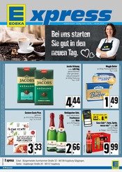 Aktueller E xpress Supermarkt Prospekt in München-Flughafen und Umgebung, "Bei uns starten Sie gut in den neuen Tag." mit 4 Seiten, 13.05.2024 - 18.05.2024