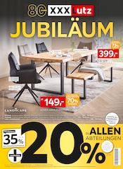 XXXLutz Möbelhäuser Möbel & Einrichtung Prospekt der aktuellen Woche mit 32 Seiten, gültig von 14.07.2025 bis 20.07.2025, in Crock und Umgebung Aktueller XXXLutz Möbelhäuser Möbel & Einrichtung Prospekt in Crock und Umgebung, "JUBILÄUM" mit 32 Seiten, 14.07.2025 - 20.07.2025
