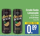 Lemon Soda im EDEKA Prospekt Lemon Soda von Crodo im aktuellen EDEKA Prospekt für 0,89 €