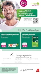 Apotheken Prospekt von mea - meine apotheke in Stallwang Aktueller mea - meine apotheke Apotheken Prospekt für Stallwang: Unsere August-Angebote mit 4} Seiten, 01.08.2026 - 31.08.2026