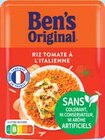 Riz micro ondable tomate à l'italienne - BEN'S ORIGINAL en promo chez Intermarché Montpellier à 2,66 €