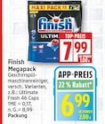 Megapack Geschirrspülmaschinenreiniger von Finish für 6,99 € bei EDEKA im Angebot Megapack Geschirrspülmaschinenreiniger von Finish im aktuellen EDEKA Prospekt