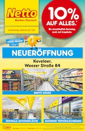 Netto Marken-Discount Prospekt: "Neueröffnung - 10% auf alles.", 8 Seiten, 30.04.2024 - 04.05.2024