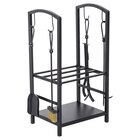 HOMCOM Kaminholzständer schwarz B/H/L: ca. 30x75x40 cm ca. 100 kg von  im aktuellen POCO Prospekt für 46,99 €