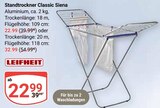 Standtrockner Classic Siena im Angebot bei GLOBUS in Trier Standtrockner Classic Siena Angebote von LEIFHEIT bei GLOBUS Trier für 22,99 €