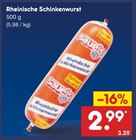 Rheinische Schinkenwurst im Angebot bei Netto Marken-Discount in Düren Rheinische Schinkenwurst Angebote bei Netto Marken-Discount Düren für 2,99 €
