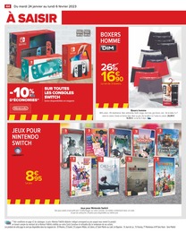 Prix et réduction Jeux Vidéo dans le prospectus Carrefour en cours Offre Jeux Vidéo dans le catalogue Carrefour du moment à la page 44