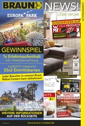 BRAUN Möbel-Center Prospekt für Nürtingen mit 26 Seiten BRAUN Möbel-Center Prospekt für Nürtingen: "GEWINNSPIEL!", 26 Seiten, 30.08.2023 - 26.09.2023