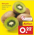 Kiwi grün bei Netto Marken-Discount im Bissendorf Prospekt für 0,22 €