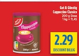 Cappuccino Classico im Angebot bei diska in Amberg Cappuccino Classico Angebote von Gut & Günstig bei diska Amberg für 2,29 €