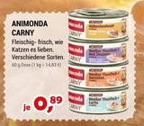 Carny im Angebot bei Zookauf in Hilden Carny Angebote von Animonda bei Zookauf Hilden für 0,89 €