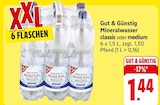 Mineralwasser classic oder medium bei EDEKA im Prospekt "" für 1,44 €