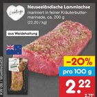 Neuseeländische Lammlachse bei Netto Marken-Discount im Birkenfeld Prospekt für 2,22 €