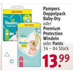 Doppelpack Baby-Dry oder Premium Protection Windeln oder Pants bei Rossmann im Prospekt Mein Drogeriemarkt für 13,99 €