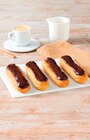 3 éclairs chocolat ou café + 1 offert en promo chez U Express Poitiers à 3,90 €
