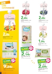 Promos Couches dans le catalogue "JUIN L'été commence ici !" de NaturéO Couches en promo dans le catalogue NaturéO à la page 18