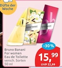 For women Eau de Toilette von Bruno Banani für 15,99 € bei budni im Angebot For women Eau de Toilette von Bruno Banani im aktuellen budni Prospekt