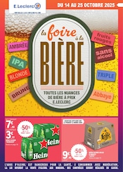 Prospectus E.Leclerc à Bourgoin-Jallieu, "la foire à la BIÈRE", 32 pages de promos valables du 14/10/2025 au 25/10/2025