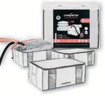 Lot de 3 housses de rangement sous-vide XXL 210L - COMPACTOR en promo chez Super U Auchel à 34,99 €