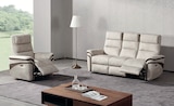 Canapé 3 places avec 2 relax électriques en promo chez Crack Épernay à 1 199,00 €