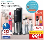 CRYSTAL 3.0 Wassersprudler titan von sodastream im aktuellen Netto Marken-Discount Prospekt für 99,99 €