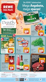 Aktueller REWE Prospekt mit Steak, "Dein Markt", Seite 1