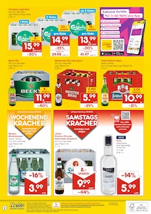 Bier im Netto Marken-Discount Prospekt "DER ORT, AN DEM DU IMMER AUSGEZEICHNETE PREISE FINDEST." mit 2 Seiten (Dresden)