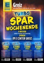 Aktueller E center Supermarkt Prospekt in Pöhl und Umgebung, "Turbo Spar Wochenende" mit 2 Seiten, 13.02.2026 - 07.03.2026