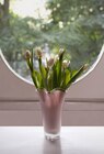 Vase ondulé en verre 15x15x22 en promo chez Monoprix Montreuil Montreuil à 13,79 €