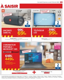 Prix et réduction Ordinateur dans le prospectus Carrefour en cours Offre Ordinateur dans le catalogue Carrefour du moment à la page 33