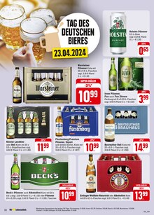 Bier im EDEKA Prospekt "Aktuelle Angebote" mit 42 Seiten (Singen (Hohentwiel))