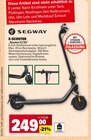 Ninebot E2 DII im Angebot bei Marktkauf in Reutlingen Ninebot E2 DII Angebote von Segway bei Marktkauf Reutlingen für 249,00 €