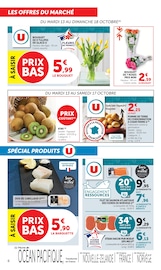 Fleurs en promo dans le catalogue U Express à la page 6
