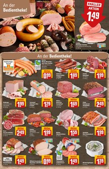 Mettwurst im aktuellen REWE Prospekt (Hamburg) Mettwurst im REWE Prospekt "Dein Markt" mit 46 Seiten (Hamburg)