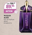 Düfte im Müller Prospekt Alien von Mugler im aktuellen Müller Prospekt für 89,95 €