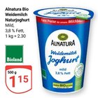 Aktuelle Joghurt Angebote bei GLOBUS in Koblenz Aktuelles Weidemilch Naturjoghurt Angebot bei GLOBUS in Koblenz ab 1,15 €