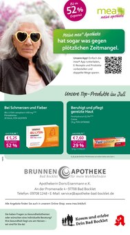mea - meine apotheke Prospekt Unsere Juli-Angebote mit 4 Seiten