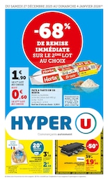 Prospectus Hyper U à Lons-le-Saunier, "-68% DE REMISE IMMÉDIATE SUR LE 2ÈME LOT AU CHOIX", 36 pages, 27/12/2025 - 04/01/2026