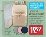 Wickelrucksack im ALDI Nord Prospekt Wickelrucksack von LIVE IN STYLE im aktuellen ALDI Nord Prospekt für 19,99 €
