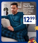 Flanell-Pyjama von UP2FASHION im aktuellen ALDI SÜD Prospekt für 12,99 €