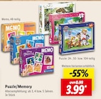 Puzzle/Memory im Angebot bei Lidl in Neunkirchen Puzzle/Memory Angebote bei Lidl Neunkirchen für 3,99 €
