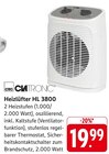Heizlüfter HL 3800 im Angebot bei E center in Singen Heizlüfter HL 3800 Angebote von Clatronic bei E center Singen für 19,99 €