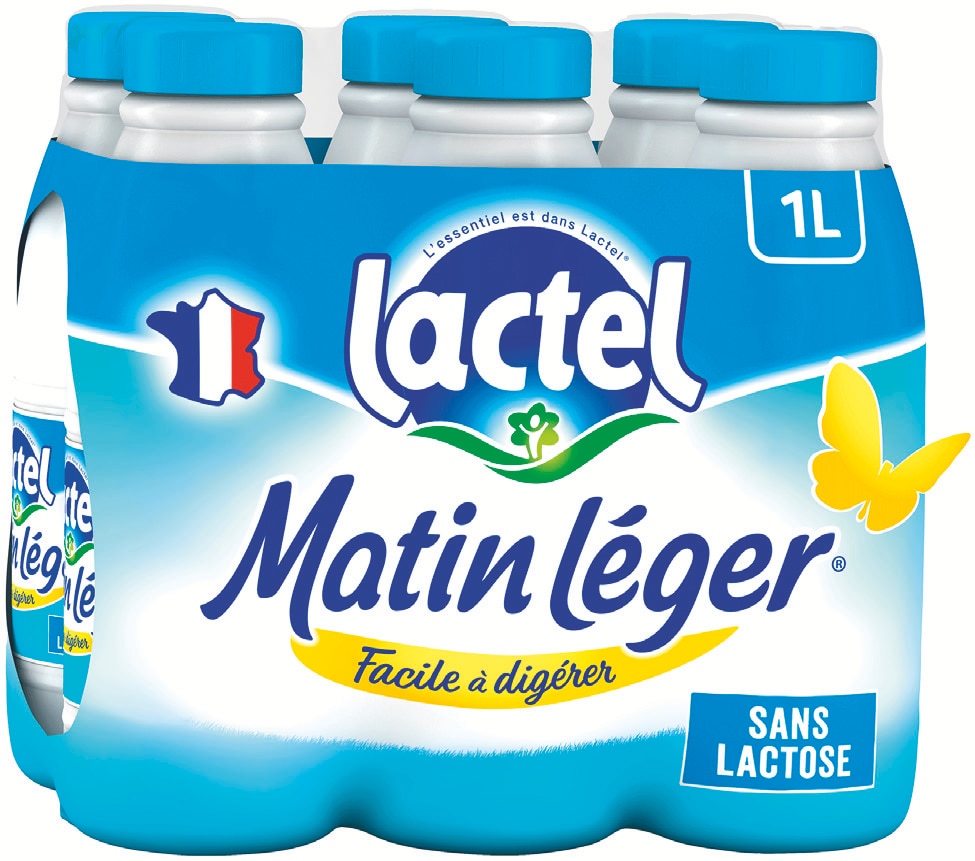 MATIN LÉGER LACTEL Lait demi-écrémé