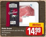Rinder-Braten im Angebot bei REWE in Euskirchen Rinder-Braten Angebote bei REWE Euskirchen für 14,99 €