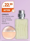 Pour Femme oder Pour Homme Eau de Toilette von CERRUTI im aktuellen Müller Prospekt