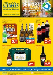 Aktueller Netto Marken-Discount Prospekt mit Cola, "DER ORT, AN DEM DU IMMER AUSGEZEICHNETE PREISE FINDEST.", Seite 1